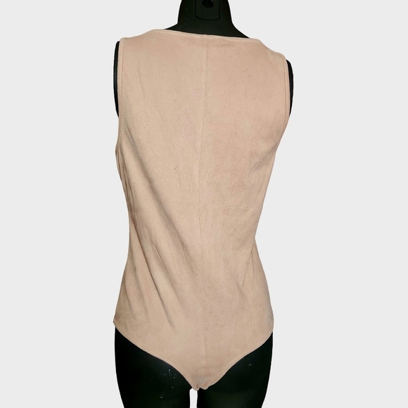 NWT Guess Pink Embellished One Piece Tank Top Size Medium - Picture 4 of 9